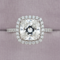 The Odile — 1.95ct Cushion Halo
