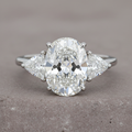 The Geneviève — 2.05ct Oval Three-Stone