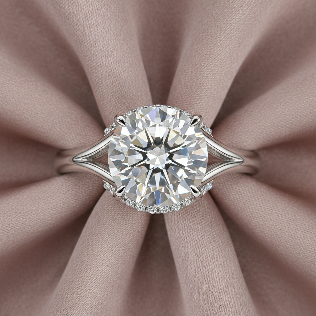 The Séraphine — 2.65ct Round Cathedral